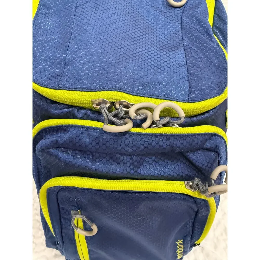 Embark Backpack Laptop School Travel Hiking Navy Lime Multi Pocket Target 18in L